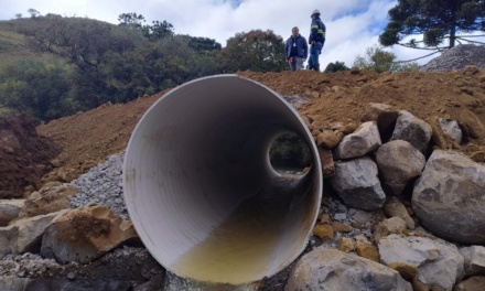 Duas pontes da estrada geral de Morrinhos são reconstruídas em forma de galeria