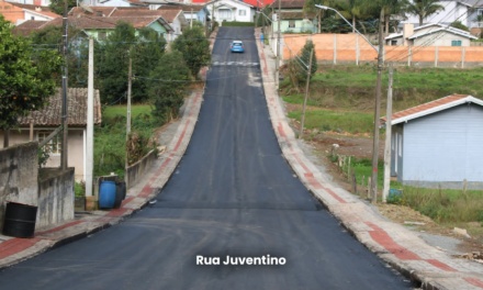 Otacílio Costa avança em infraestrutura com novas ruas pavimentadas nos bairros Fátima e Centro Administrativo