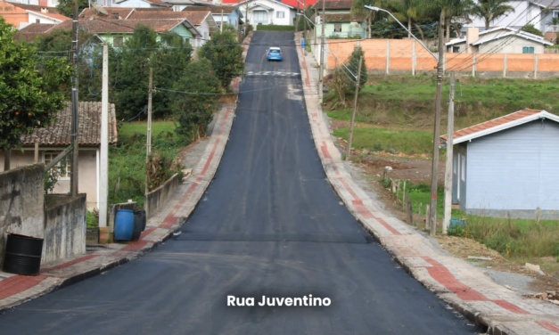 Otacílio Costa avança em infraestrutura com novas ruas pavimentadas nos bairros Fátima e Centro Administrativo
