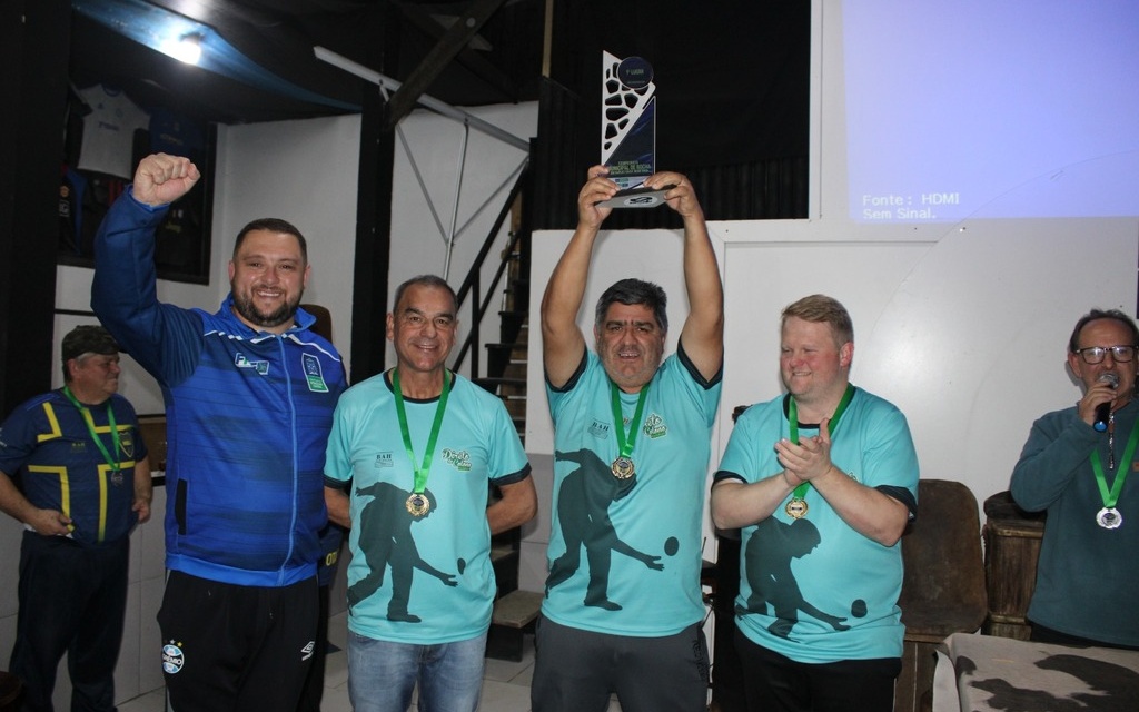 Direto do Colono conquista o título da Chave Ouro no Campeonato Municipal de Bocha em Otacílio Costa