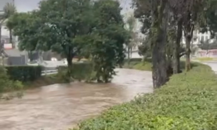 Alerta de temporais, com previsão de temperatura de 0°C