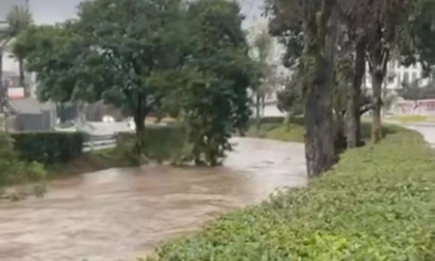 Alerta de temporais, com previsão de temperatura de 0°C