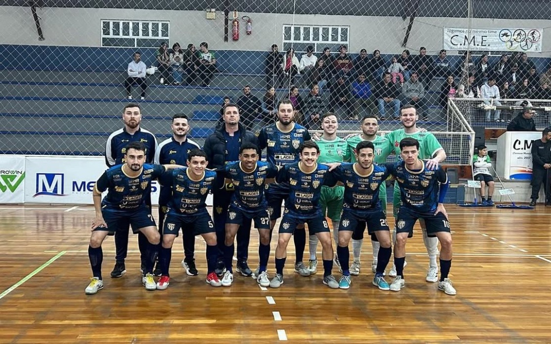 Lages Futsal vence fora de casa e assume liderança da Série Prata do Catarinense