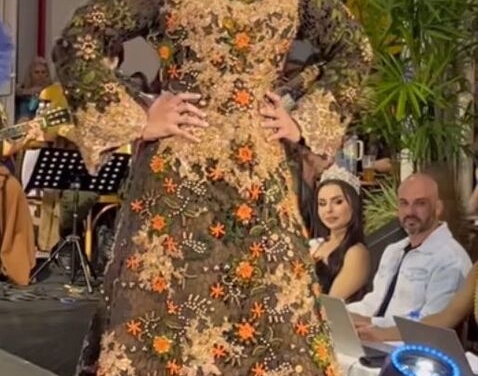 Dança das Grimpas Vestido de Ana Paula Pires Coelho brilha na 35ª Festa Nacional do Pinhão, levando Lariane Rodrigues ao título de 1ª Princesa