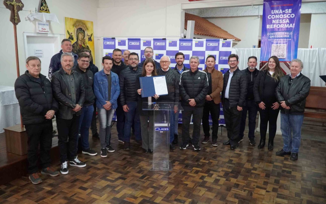 Prefeitura de Lages assina Ordem de Serviço que autoriza a execução das obras de revitalização da Praça da Igreja do Rosário