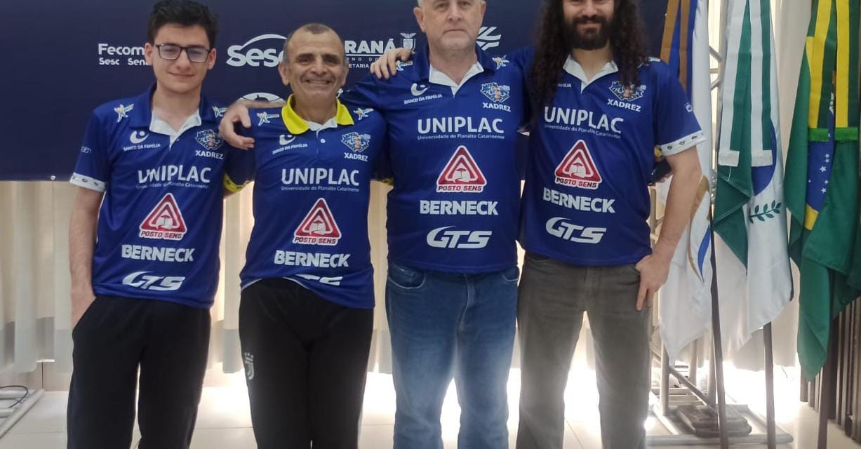 Lageanos estão participando do 9° Torneio Internacional de Xadrez Sesc Caiobá, realizado na cidade de Matinhos, litoral paranaense
