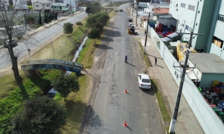 Secretaria de Serviços Públicos intensifica limpeza na avenida Belisário Ramos e em diversos bairros de Lages