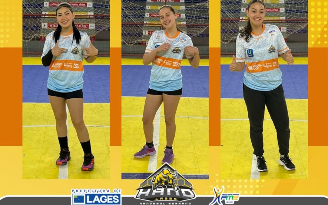 Atletas da Handlages são convocadas para a Seleção Catarinense de Handebol
