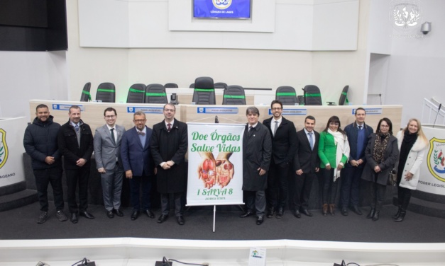 Um ato de amor e solidariedade: doação de órgãos é tema de sessão especial da Câmara de Lages