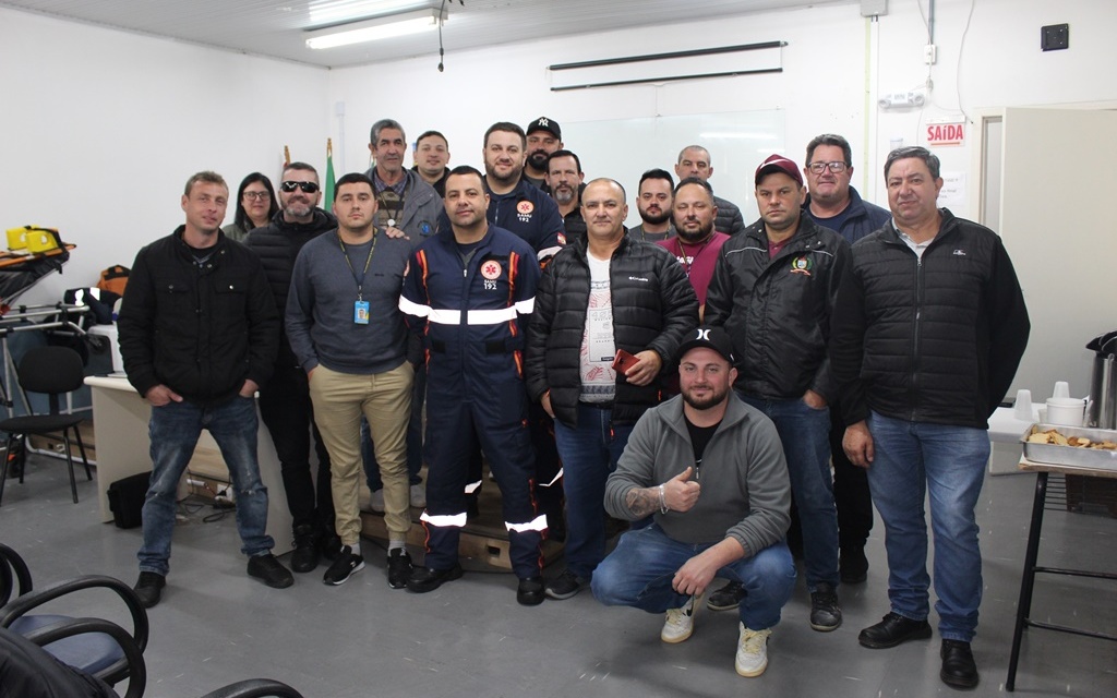 Motoristas do Setor de Transporte da Secretaria da Saúde passam por capacitação do Samu