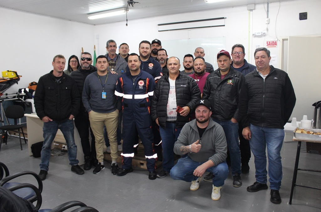 Motoristas do Setor de Transporte da Secretaria da Saúde passam por capacitação do Samu