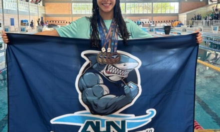 Nadadora lageana bate dois recordes e conquista ouro no catarinense de inverno