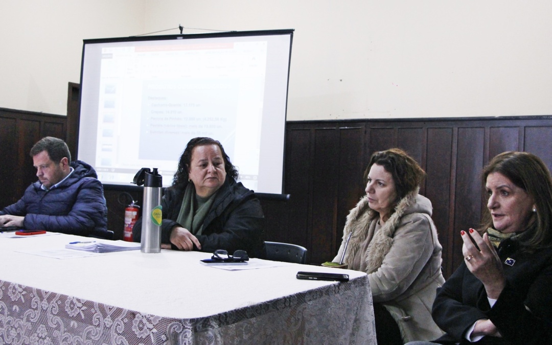 Reunião apresenta balanço positivo das entidades filantrópicas na 35ª Festa Nacional do Pinhão, que movimentou quase R$ 2 milhões em Lages