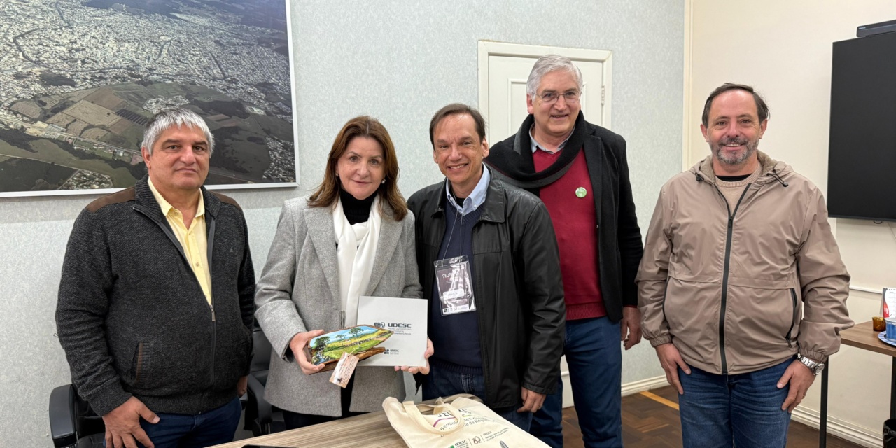 Reunião entre Município e Udesc define regularização fundiária e destino de terrenos pertencentes ao campus de Lages