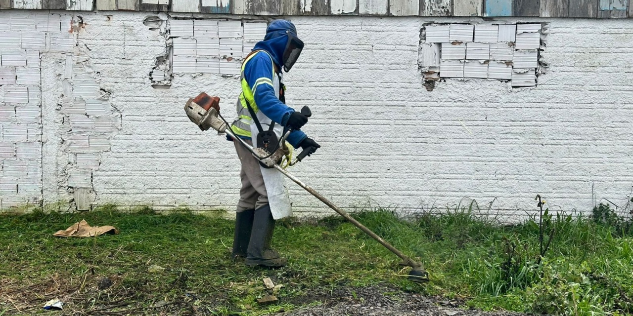 Secretaria de Serviços Públicos intensifica ações de limpeza, roçada e manutenção em diversos bairros de Lages