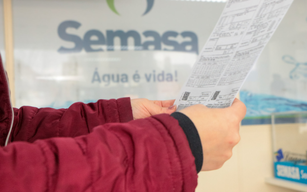 Tarifa Social garante desconto na conta de água para famílias de baixa renda