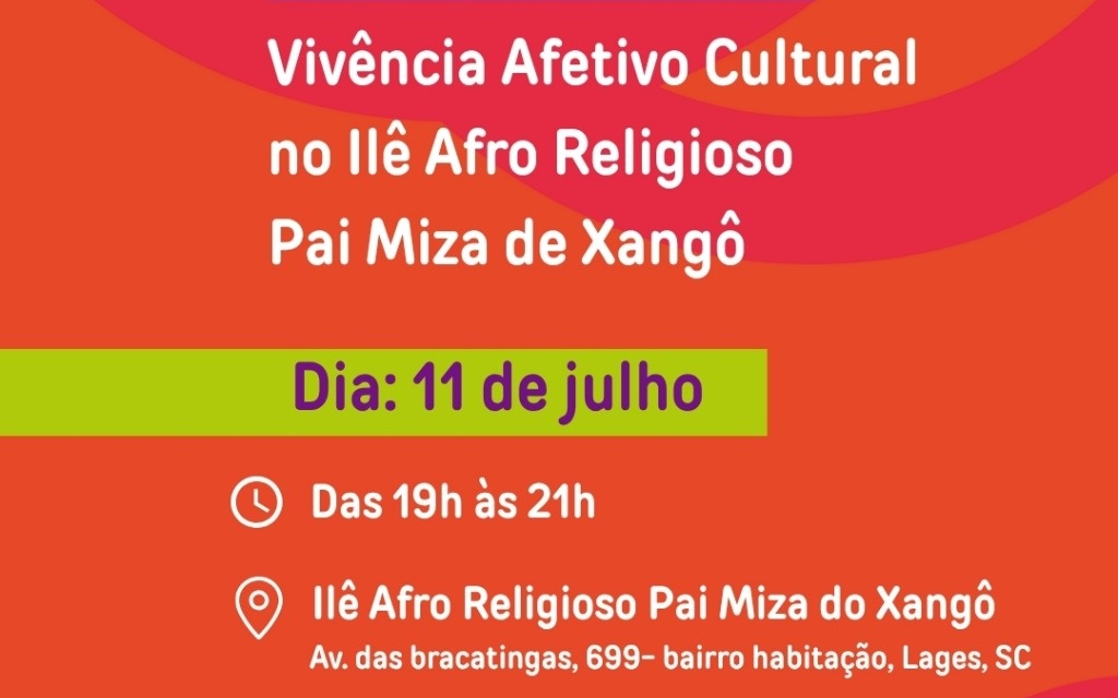 Vivência Afro Cultural em Lages convida comunidade para diálogo e celebração