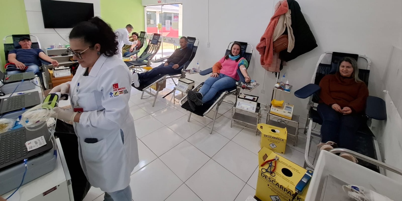 Campanha de doação de sangue mobiliza moradores de Bocaina do Sul