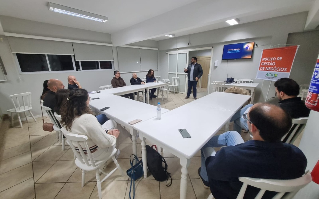 Liderança magnética é tema de palestra do Núcleo de Gestão de Negócios da ACIL