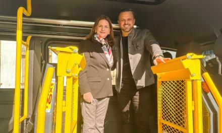 Van nova fortalece o esporte em Lages com apoio do deputado Lucas Neves