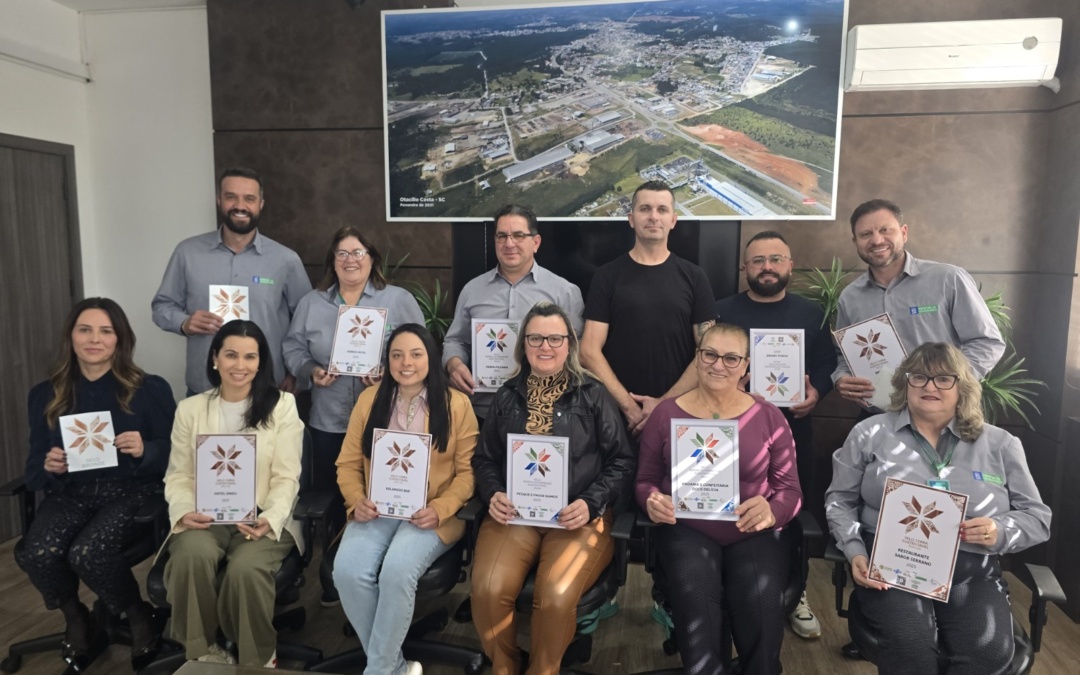 Otacílio Costa reconhece empresas com Selos Verde e Bronze por práticas sustentáveis