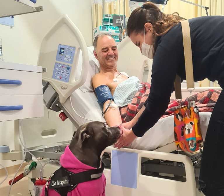 A volta da Cãoterapia no Hospital Nossa Senhora dos Prazeres