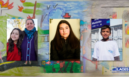 Orgulho Lageano ❤️ – Vem ver! Pedro, Amanda e Lara – Sistema Municipal de Educação celebra seus vencedores do Concurso de Desenho sobre os 60 Anos do Corpo de Bombeiros Militar em Lages