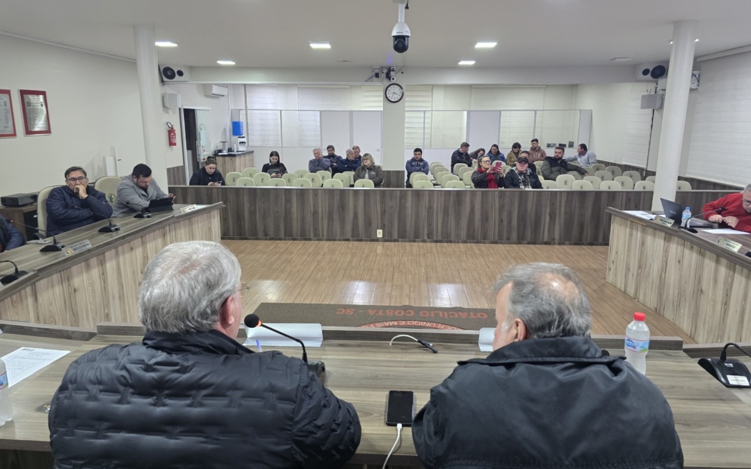 Audiência Pública do PPA apresenta investimentos e abre espaço para participação popular em Otacílio Costa