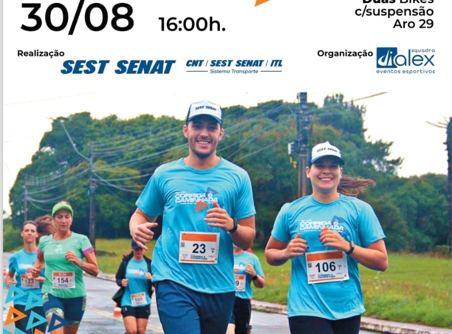 Circuito Sest Senat de Corrida terá bicicletas aro 29 como prêmio