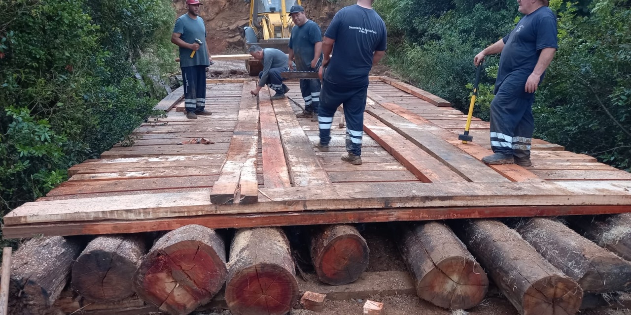 Comunidades residentes em área de divisa Lages-Palmeira contam com nova ponte