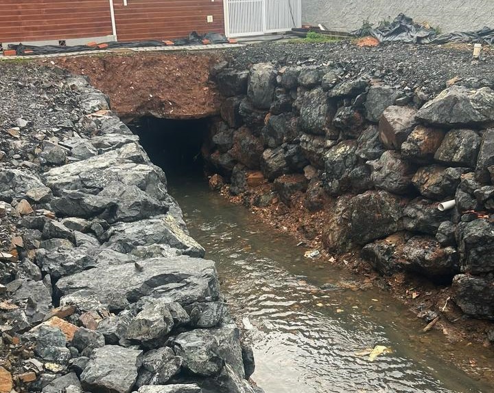 Contenção de encostas: mais uma obra finalizada