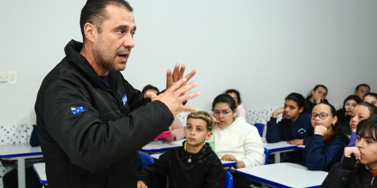 Defesa Civil leva noções de segurança e proteção para estudantes da Emeb Ondina Neves Bleyer