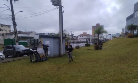 Diversas frentes de trabalho da Secretaria de Serviços Públicos atuam em Lages