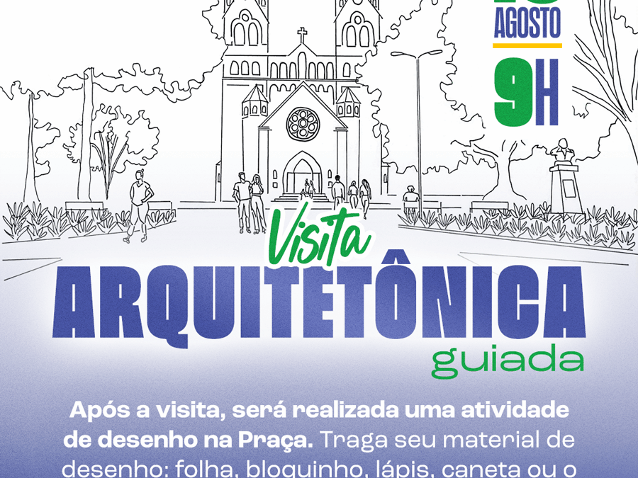 Evento convida lageanos a redescobrir a cidade por meio da arquitetura e do desenho