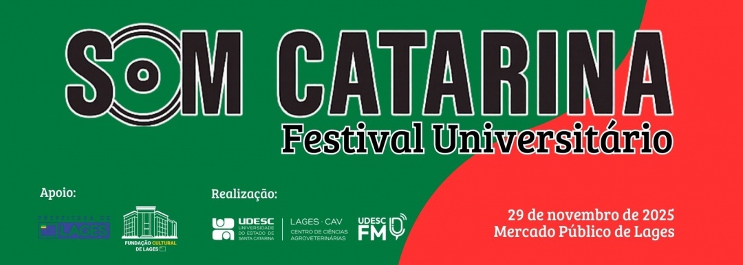 Festival Musical Som Catarina Universitário abre inscrições para revelar novos talentos