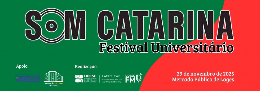 Festival Musical Som Catarina Universitário abre inscrições para revelar novos talentos