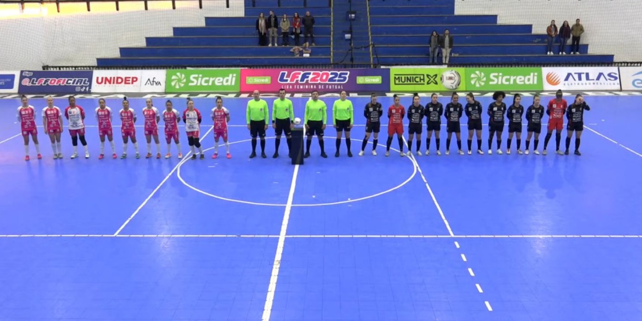 Leoas empata com Unidep e fecha primeira fase da Liga Feminina de Futsal em 3º lugar