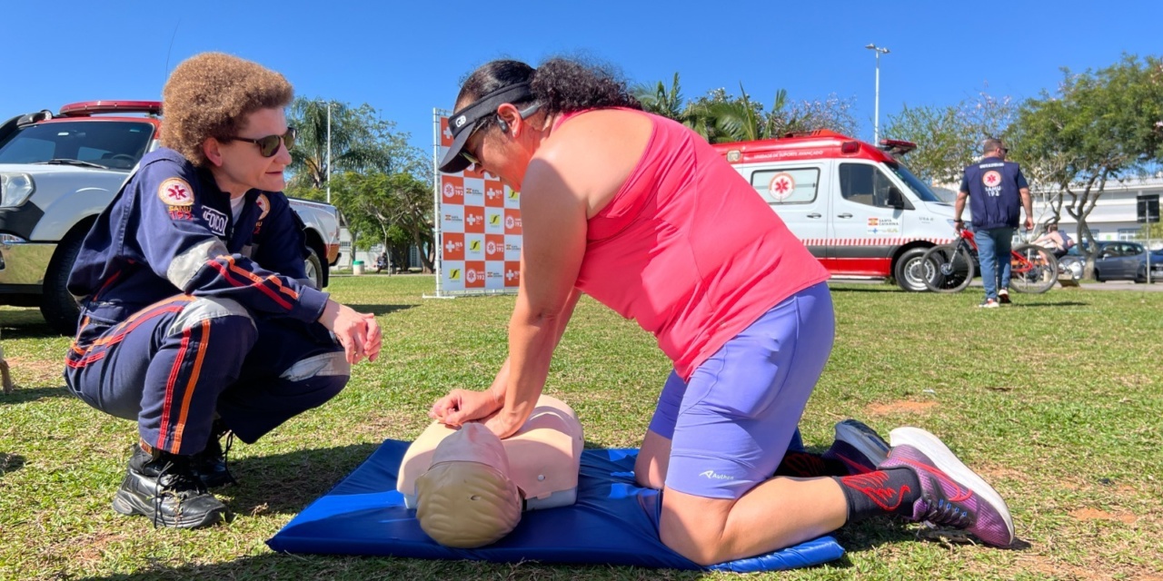 Projeto Samu no Parque promoverá ações de educação e prevenção em saúde nesta quinta-feira