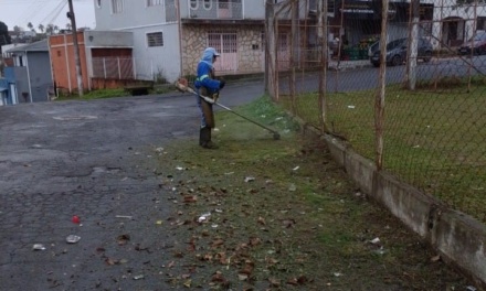 Secretaria de Serviços Públicos desenvolve ações simultâneas de manutenção urbana em diversos bairros