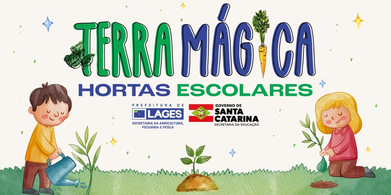 Terra Mágica promoverá o cultivo de hortaliças em escolas de Lages
