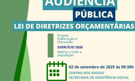 Prefeitura de Bocaina do Sul vai realizar Audiência Pública da LDO 2026