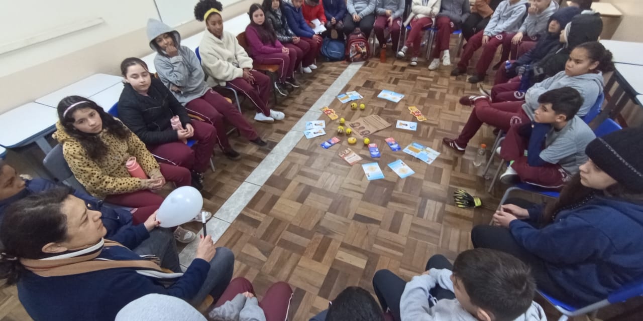 Começaram os Círculos de Paz na Escola Rubens de Arruda Ramos
