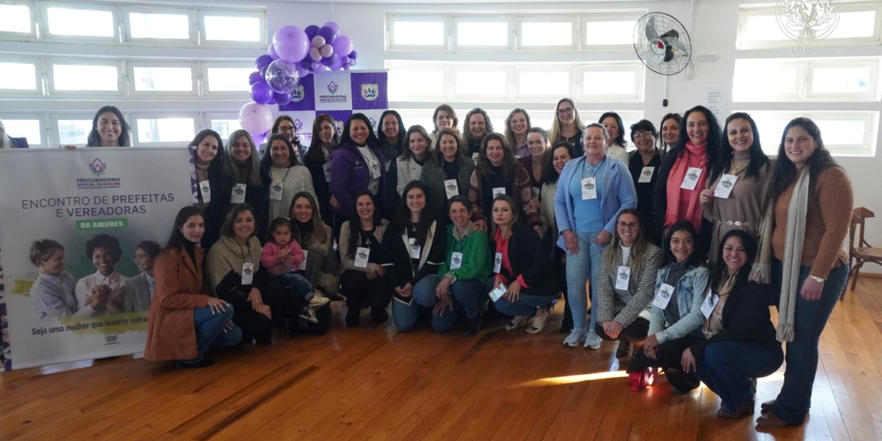 Agosto Lilás! Encontro de prefeitas e vereadoras da Amures