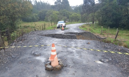 Recuperação da estrada de Potreiros ocorrerá nesta quinta-feira