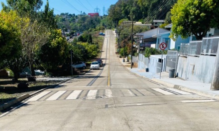 Secretaria de Obras e Infraestrutura visita pavimentações em Joaçaba