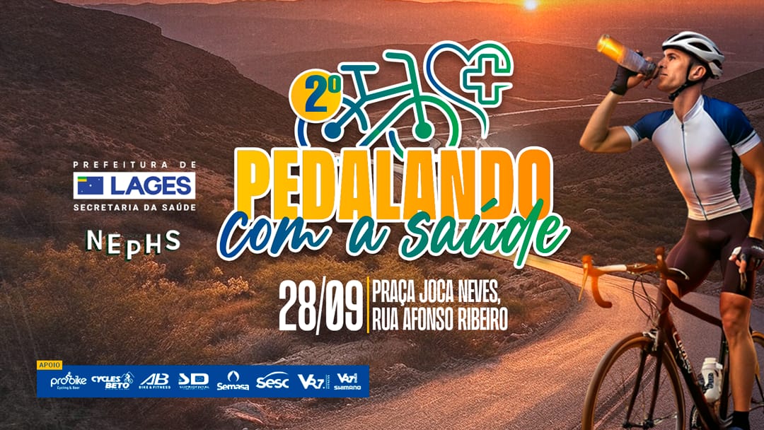 Está chegando! Segunda edição do projeto Pedalando com a Saúde: Ritmo, Saúde e Comunidade