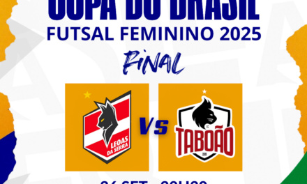 Grande final da Copa do Brasil de Futsal Feminino começa em Lages nesta sexta-feira