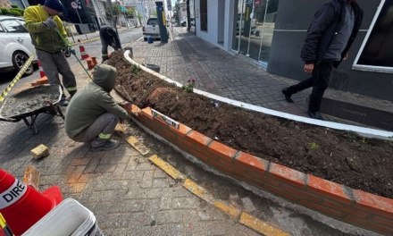 Santa Helena recebe contenção de encostas e extensão em rede de drenagem