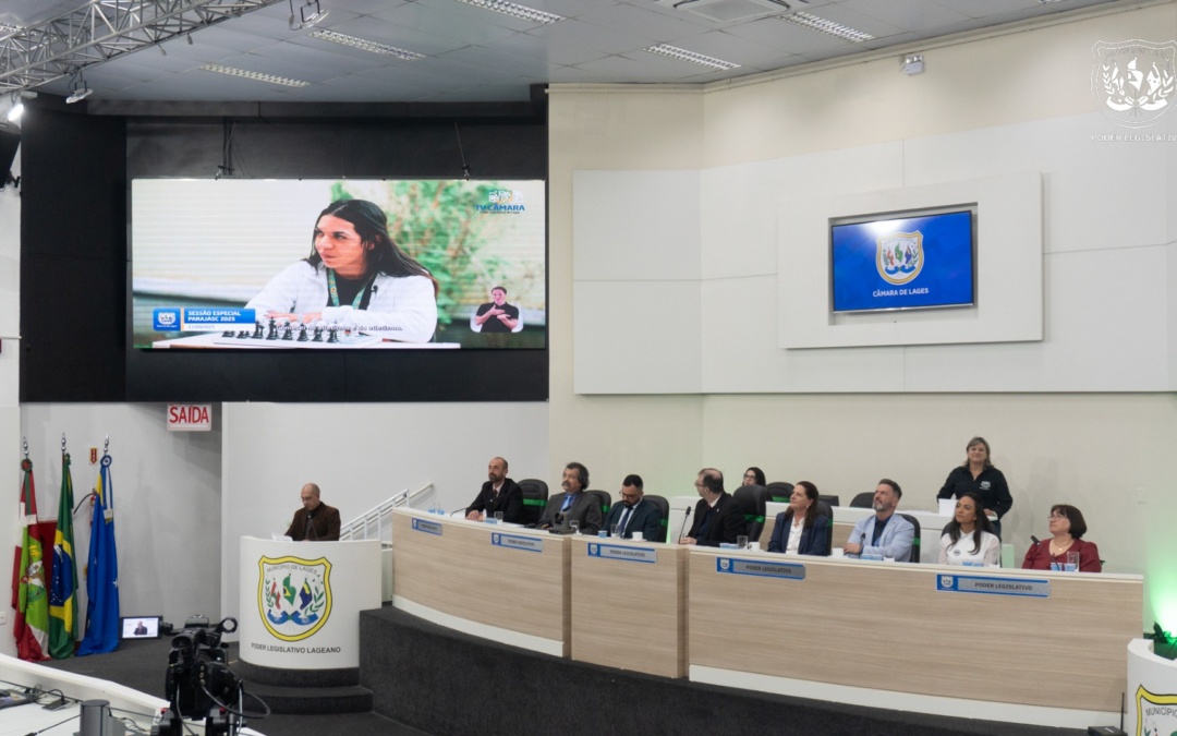 Câmara realiza sessão especial sobre o Parajasc 2025
