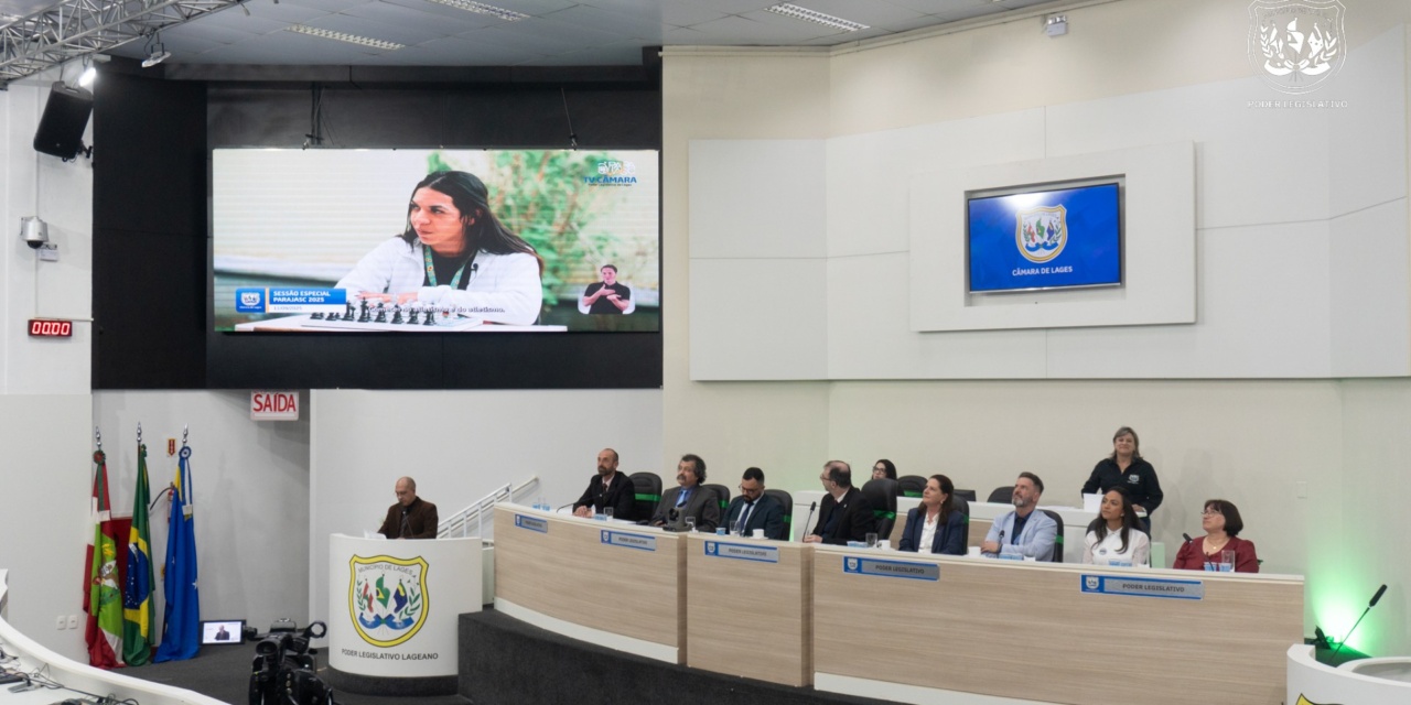 Câmara realiza sessão especial sobre o Parajasc 2025